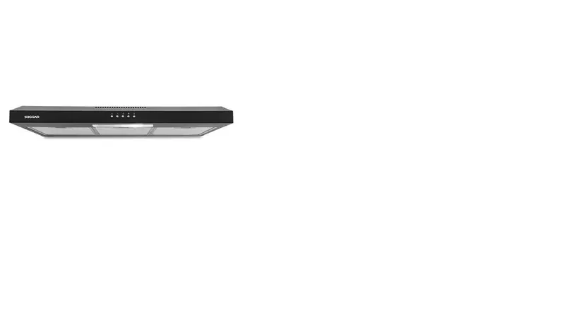 Depurador de Ar de Parede Suggar Slim 80cm Preto 3 Velocidades 127V DPS181PT