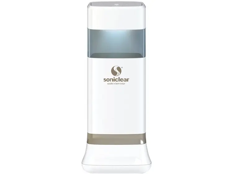 Esterilizador de Ar Purificador Soniclear Branco e Dourado SS-2002