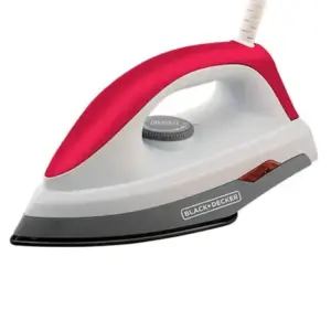 Ferro a Seco Black & Decker com Base Antiaderente 1000W 110V