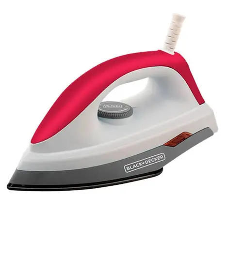 Ferro a Seco Black & Decker com Base Antiaderente 1000W 110V