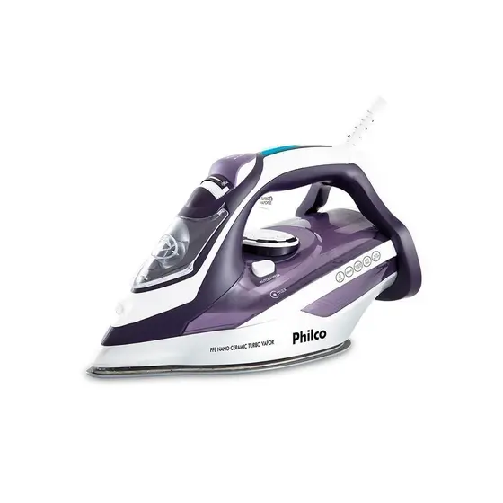 Ferro a Vapor Philco PFE Nano Ceramic com Turbo Vapor Lilás