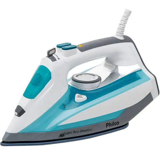 Ferro a Vapor Philco Super Pass Duraliss com Função Spray e Autolimpante