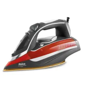 Ferro a Vapor Philco Titanium Ceramic Cinza e Vermelho 220V PFV3200V