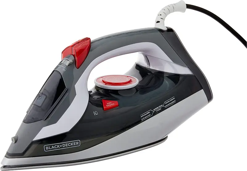 Ferro de Passar a Vapor Black & Decker com Desligamento Automático Bivolt FX3900