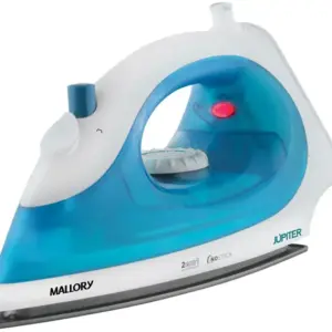 Ferro de Passar a Vapor e a Seco Mallory Júpiter Branco e Azul