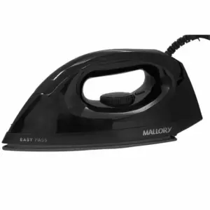 Ferro de Passar Roupa a Seco Mallory Easy Pass com Base Antiaderente