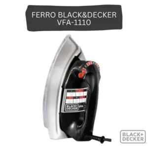 Ferro de Passar Roupa a Seco Black & Decker com Base em Alumínio 1100W 127V