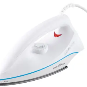 Ferro de Passar Roupa a Seco Britânia Branco BFS30