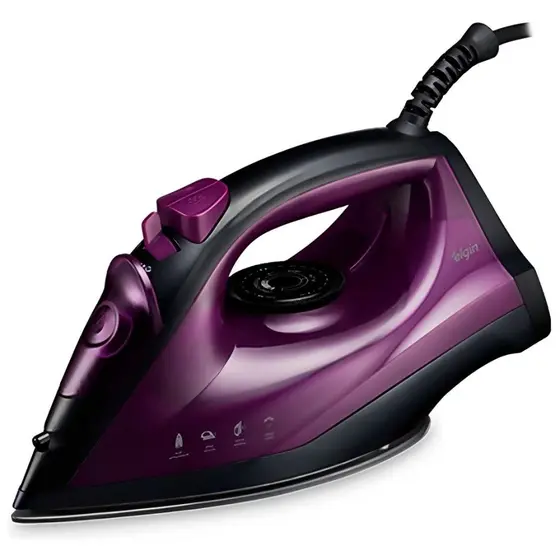 Ferro de Passar Roupa a Seco e a Vapor 2 em 1 Elgin Easy Pass com Vapor Vertical