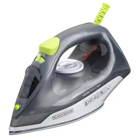 Ferro de Passar Roupa a Seco ou Vapor Black & Decker 2000W FX2750