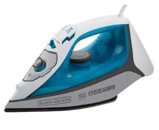 Ferro de Passar Roupa a Vapor Black & Decker Azul 110V FX3060