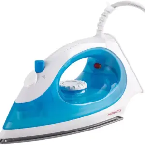 Ferro de Passar Roupa a Vapor e a Seco Agratto Vapore Branco e Azul FV-02