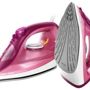 Ferro de Passar Roupa a Vapor e a Seco Portátil Philips Walita EasySpeed Plus Rosa RI2146