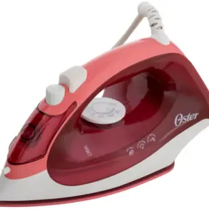 Ferro de Passar Roupa a Vapor Oster Aeroceramic Branco e Rosa GCSTBS5053