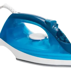 Ferro de Passar Roupa a Vapor Philips Walita Comfort com Base de Cerâmica Azul