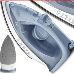 Ferro de Passar Roupa a Vapor Electrolux Efficient com Vapor Vertical e Base Antiaderente 1200W ESI10