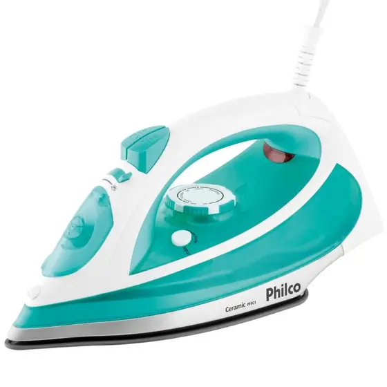 Ferro de Passar Roupas a Vapor Philco Ceramic com Vapor Extra 1200W 220V PFEC1