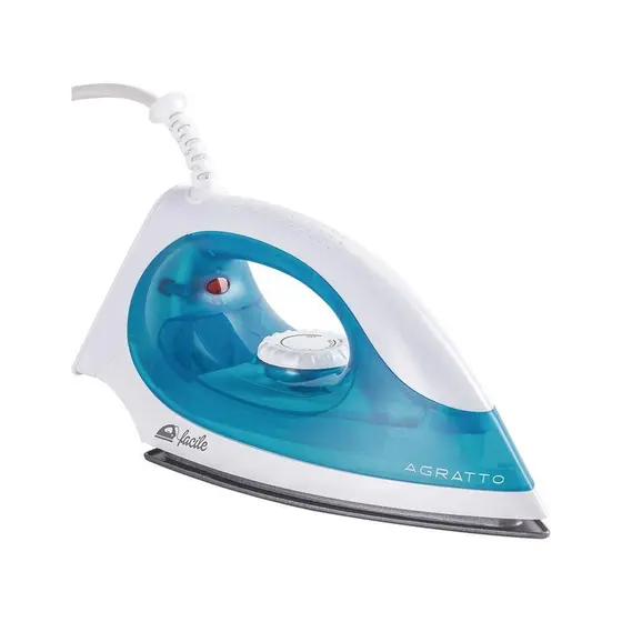 Ferro de Passar Roupas Elétrico a Seco Agratto Facile com Base Antiaderente 110V FF-01
