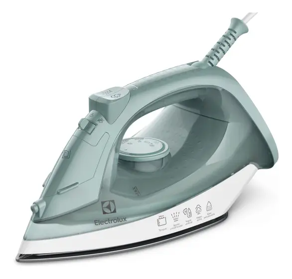 Ferro de Passar Seco e Vapor Electrolux Efficient com Base Antiaderente e Vapor Vertical 1200W 110V ESI11