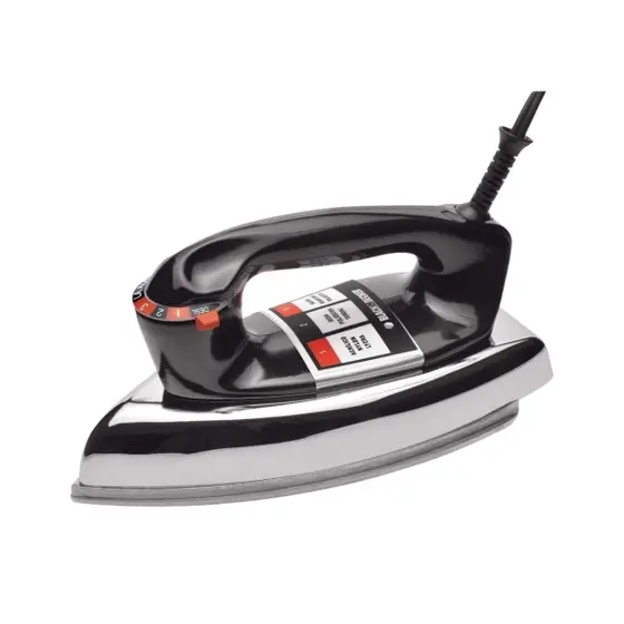 Ferro de Passar a Seco Black & Decker Tradicional Cromado 127V