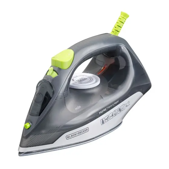 Ferro de Passar Roupas a Vapor Black & Decker Ceramic Gliss com Antigotejamento Cinza 1200W 127V FX2750