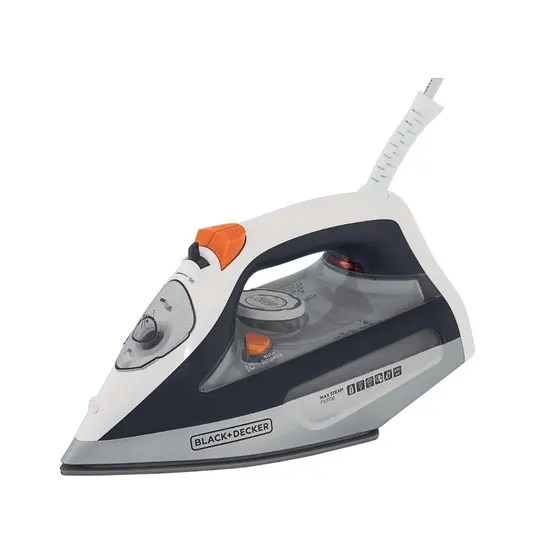 Ferro de Passar Roupas a Vapor Black & Decker Ceramic Gliss com Antigotejamento Cinza 2000W 220V FX3100