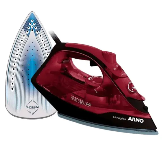 Ferro de Passar Roupas a Vapor e Seco Arno com Autolimpeza e Base Durilium 127V