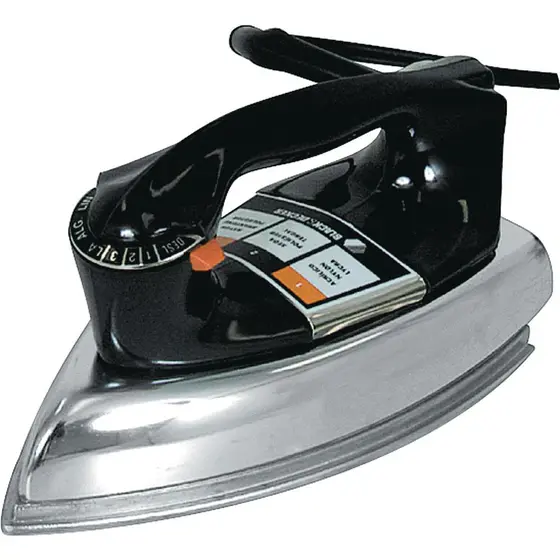 Ferro a Seco Black & Decker com Base de Alumínio 127V VFA-1110
