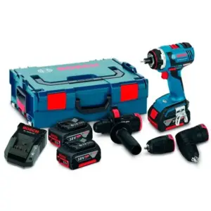 Furadeira Parafusadeira Bosch FlexiClick 18V 4×1 Professional com 2 Baterias e Maleta GSR 18V-60