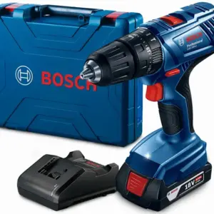 Furadeira de Impacto Parafusadeira Bosch GSB 180-LI 1/2″ 18V com Bateria, Carregador Bivolt e Maleta