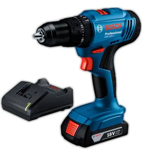 Furadeira de Impacto Parafusadeira Bosch GSB 183-LI 1/2″ 18V com Bateria e Carregador Bivolt