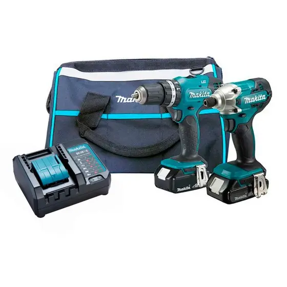Kit Furadeira Parafusadeira de Impacto Makita 18V DLX2336SYX