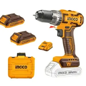 Furadeira de Impacto Parafusadeira Ingco 3/8″ com 2 Baterias 20V e Carregador Bivolt 000163