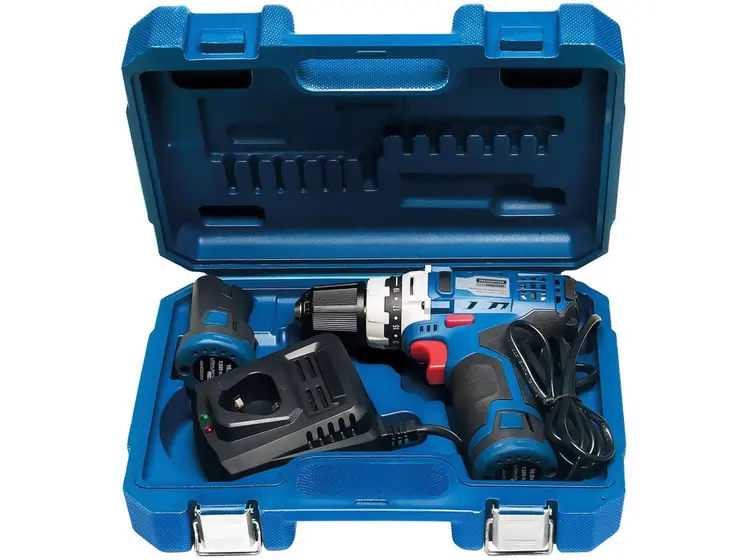 Furadeira Parafusadeira Tramontina 10.8V 3/8″ com 2 Velocidades Reversíveis e Maleta