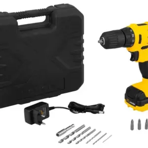 Furadeira Parafusadeira Vonder PFV 120 a Bateria 12V com Maleta e 18 Peças