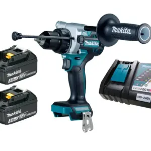 Furadeira de Impacto Parafusadeira Makita DHP486 18V com 2 Baterias 3Ah Bivolt