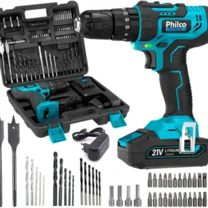 Furadeira de Impacto Parafusadeira a Bateria Philco 21V 10mm