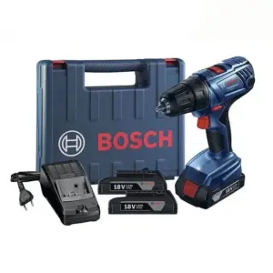 Furadeira de Impacto Parafusadeira Bosch GSB 180-LI 18V com Kit e Maleta