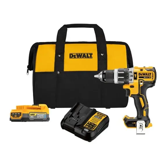 Kit Parafusadeira Furadeira de Impacto DeWalt DCD796E1-BR 1/2″ 20V