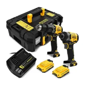 Kit Parafusadeira e Furadeira de Impacto Stanley SBD1465D2T-BR
