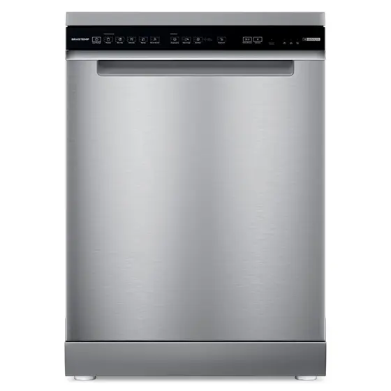 Lava-Louças Brastemp 15 Serviços Inox com Smart Sensor e 5 Programas BLF61AR