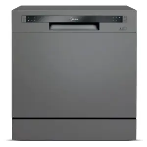 Lava-Louças Midea 8 Serviços Cinza com 6 Programas e Função Adiar Início DWA08S Lava-Louças Midea 8 Serviços Cinza com 6 Programas e Função Adiar Início DWA08S