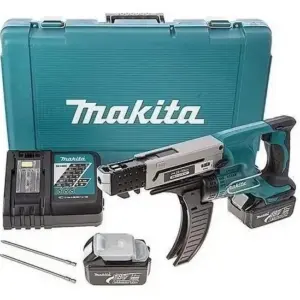 Parafusadeira Auto Alimentação Makita com 2 Baterias DFR550RFE