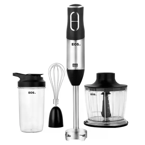 Mixer 3 em 1 EOS 600W 2 Velocidades Inox e Preto 220V EMX02
