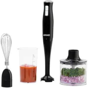Mixer 3 em 1 Arno Turbomix 400W 2 Velocidades Preto MX31 Mixer 3 em 1 Arno Turbomix 400W 2 Velocidades Preto MX31