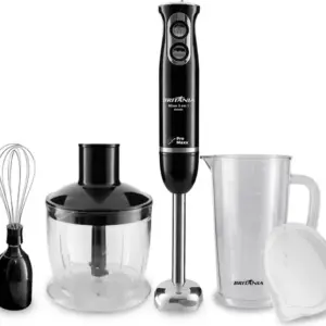 Mixer 3 em 1 Britânia Turbo 400W Inox Preto 127V BMX400P Mixer 3 em 1 Britânia Turbo 400W Inox Preto 127V BMX400P