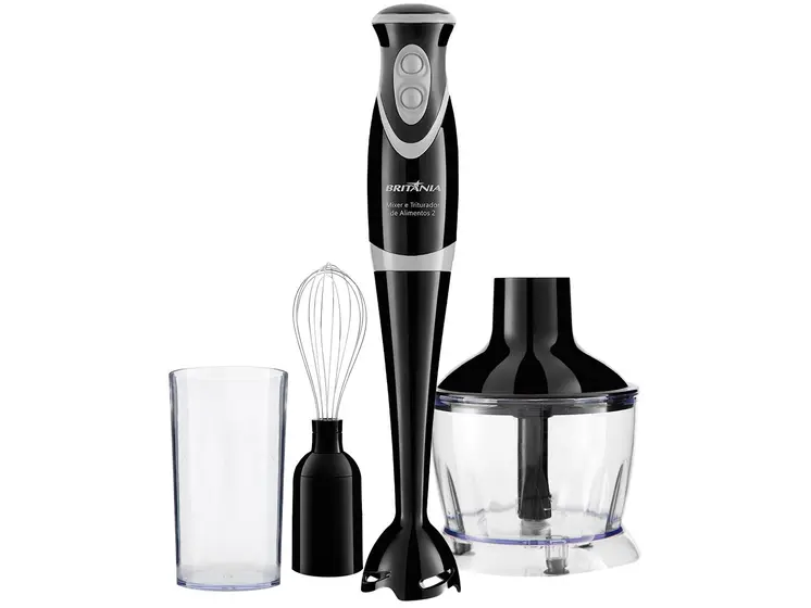 Mixer Britânia 200W 2 Velocidades Preto