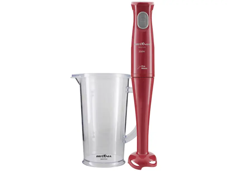 Mixer Britânia Pro Maxx 350W 1 Velocidade Vermelho BMX350V