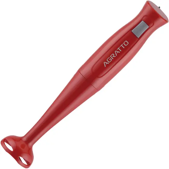 Mixer Elétrico Portátil Agratto 110V com Copo Misturador Vermelho MXV-01