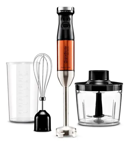 Mixer Gradiente Cobre Collection 600W Bronze, Preto e Aço Inoxidável 220V PGMX402
